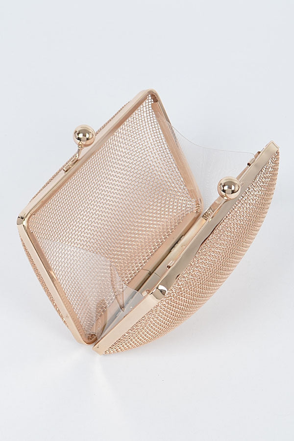 In a Gold Cage Clutch