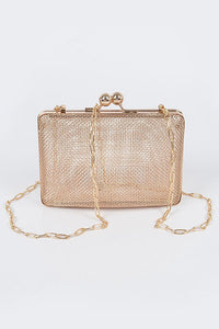 In a Gold Cage Clutch